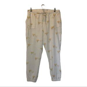 Lucky Brand Daisy Print Joggers